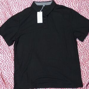 Elegant Black Polo Shirt for Men